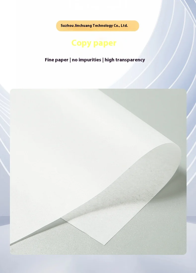 100 Sheets A4 100% Cotton Calligraphy Paper 17 Grams Thin Semi ...