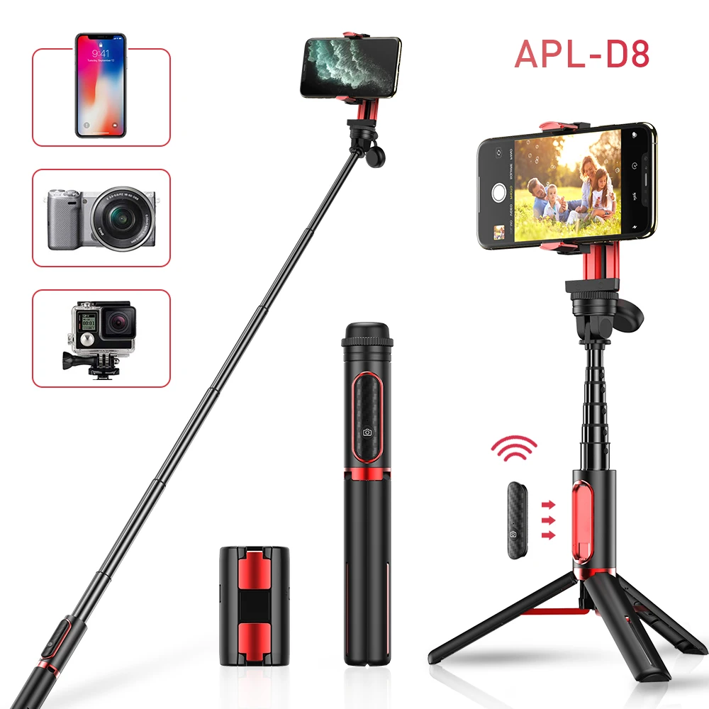 2020 Amazon Hot Selling 360 Rotating Tripod Stand Extendable Phone Selfie Handheld Gimbal Stabilizer