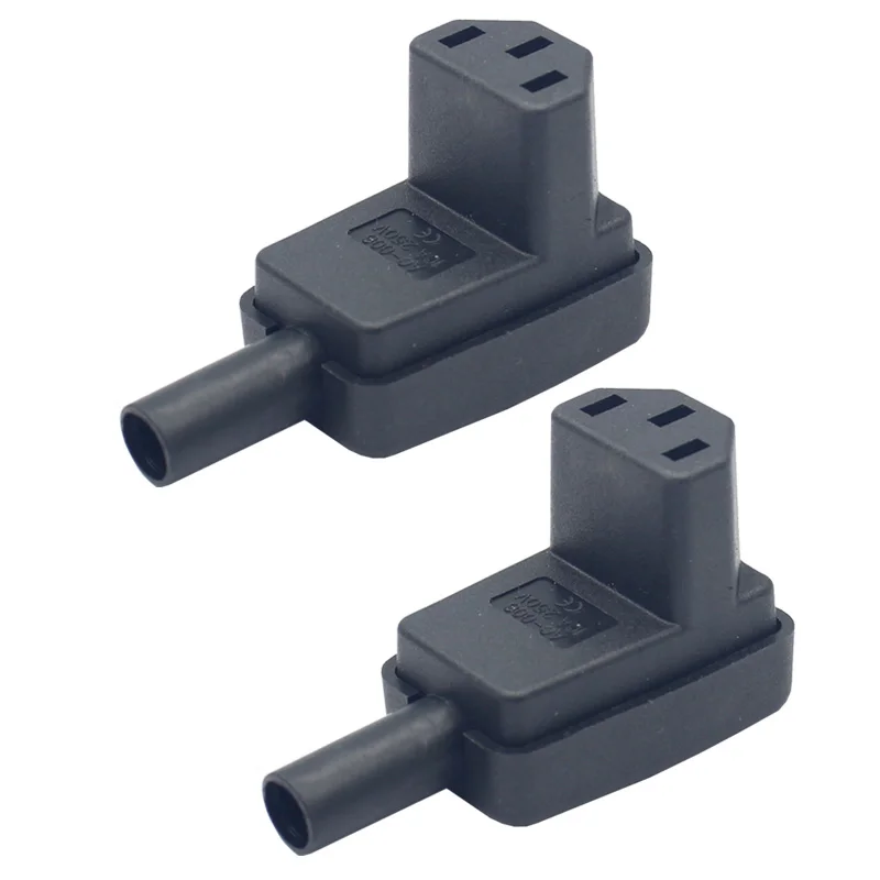 Details about   Durable IEC C13 right angle rewirable connector 3 pin female power plug sockNWHH 
