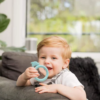 fashion silicone freeze baby teether at good price