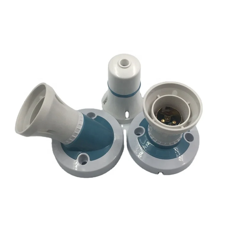 African Hot Selling E27 Bakelite Lamp Holder Plastic Wall Lamp Holder