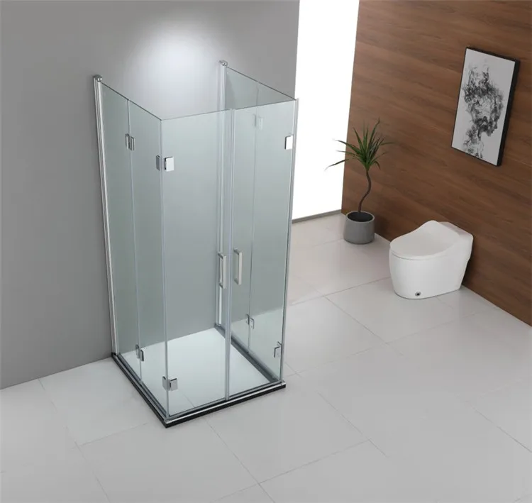Cheap Bath Shower Cabin Small Shower Room Three Sided Shower Enclosure Square
