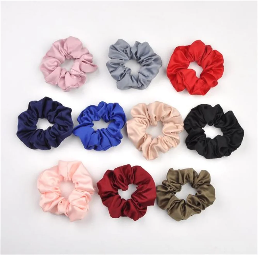 Factory Custom Fashion Women Hair Accessories Fabric Solid Colors ...