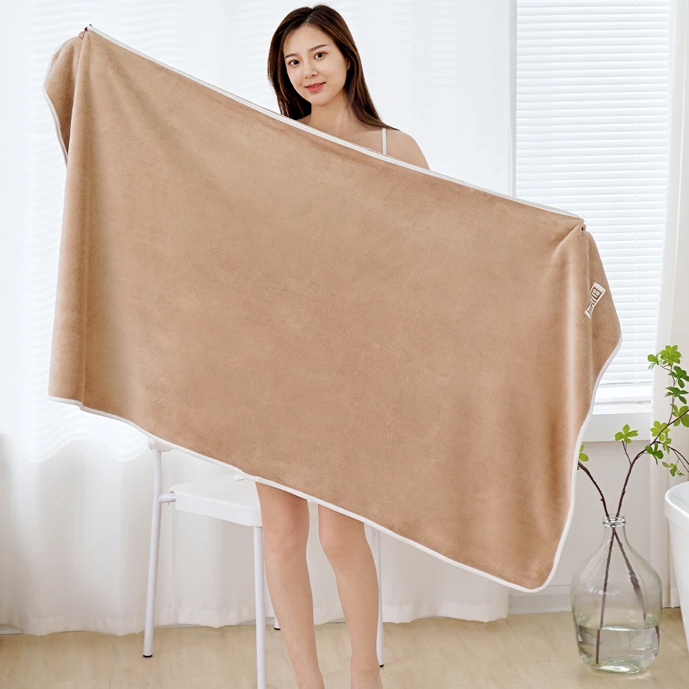 550gsm 80*150cm Knitted Microfiber Bath Towel Wholesale Hotel Cheap