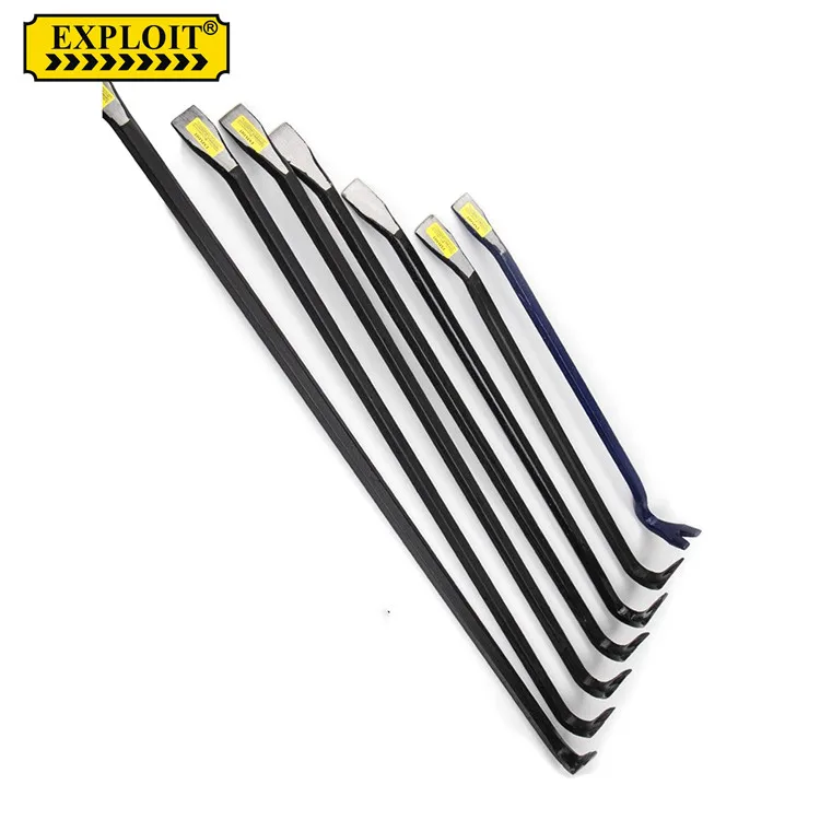 Heavy Duty Tools Custom Crow Bars Metal Carbon Steel Wrecking Pry Tire