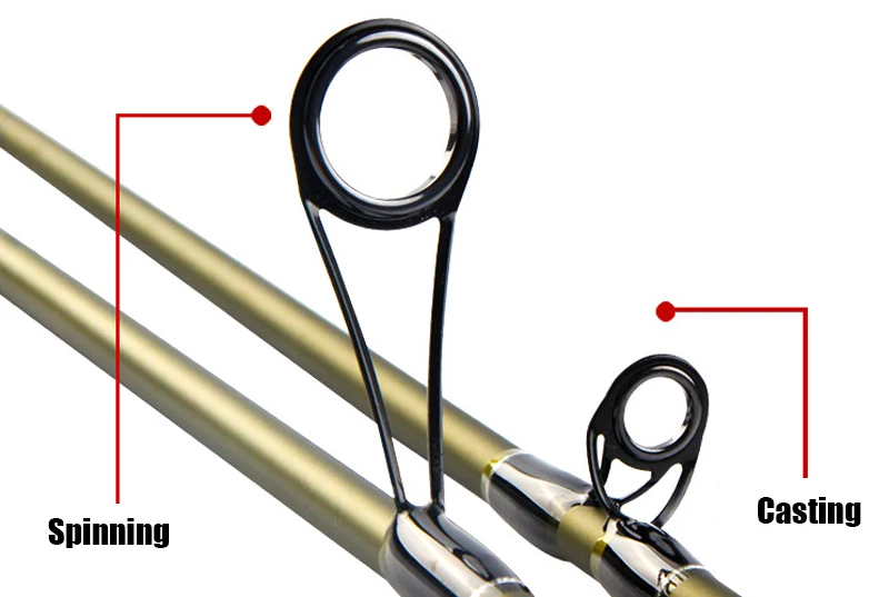 4 Sections Spinning Fishing Poles 1.8/1.98/2.1m Actions 522g Lure