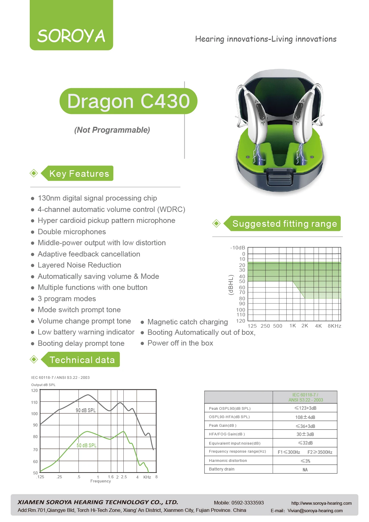 High Quality Digital Hearing Aids For Batteries Rechargeable Hearing