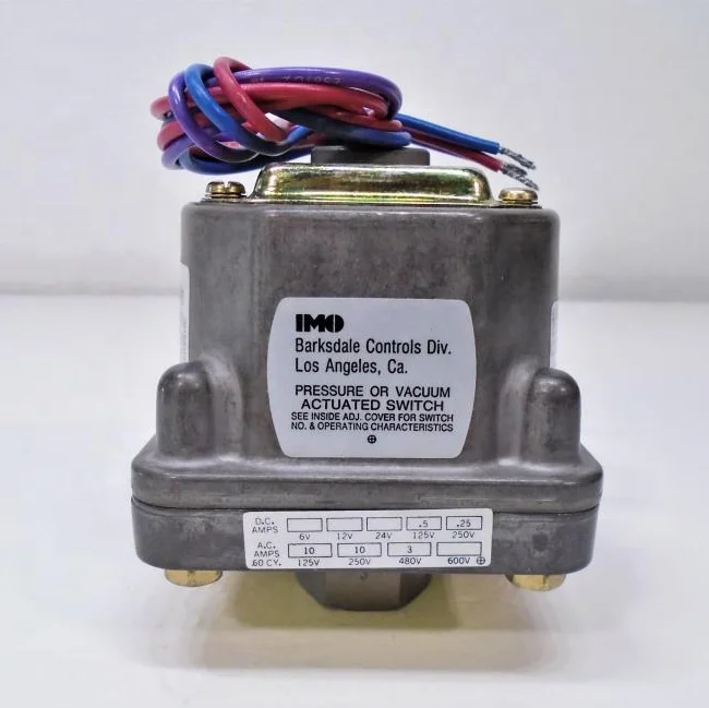 Barksdale Differential Pressure Switch Dpd1tm3ss D1th18ss In Stock