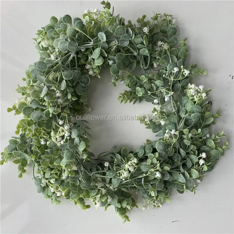 F3130 Factory Wholesale Cheap Greenery Wreath Artificial Eucalyptus For Garland Buy