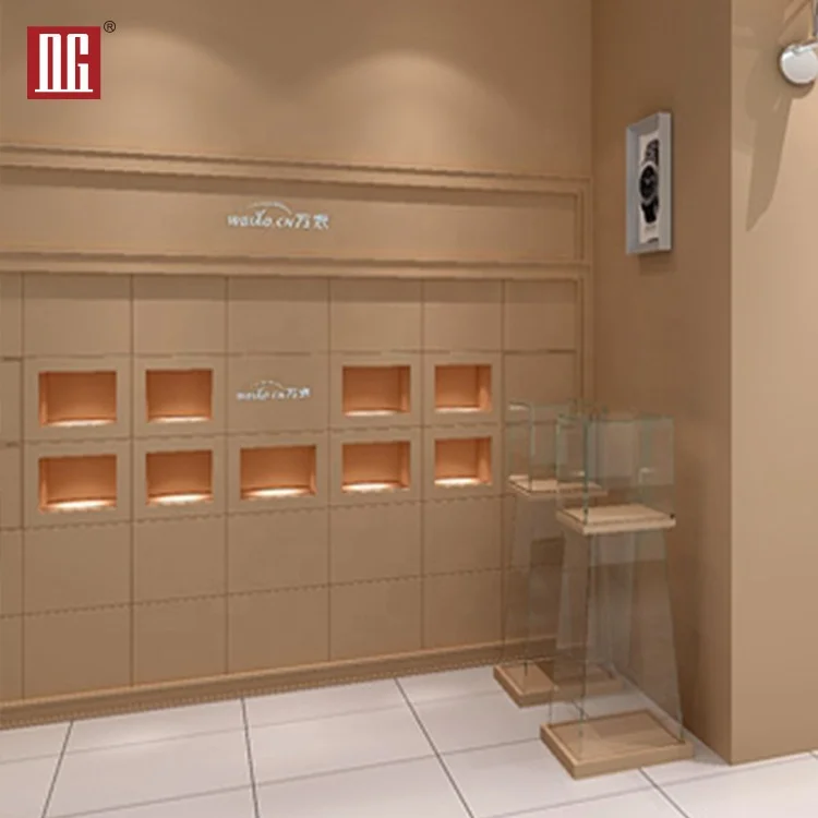 High-end customized watch display  showcase for franchised store