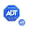 American custom adt reflective home security yard sign with stake