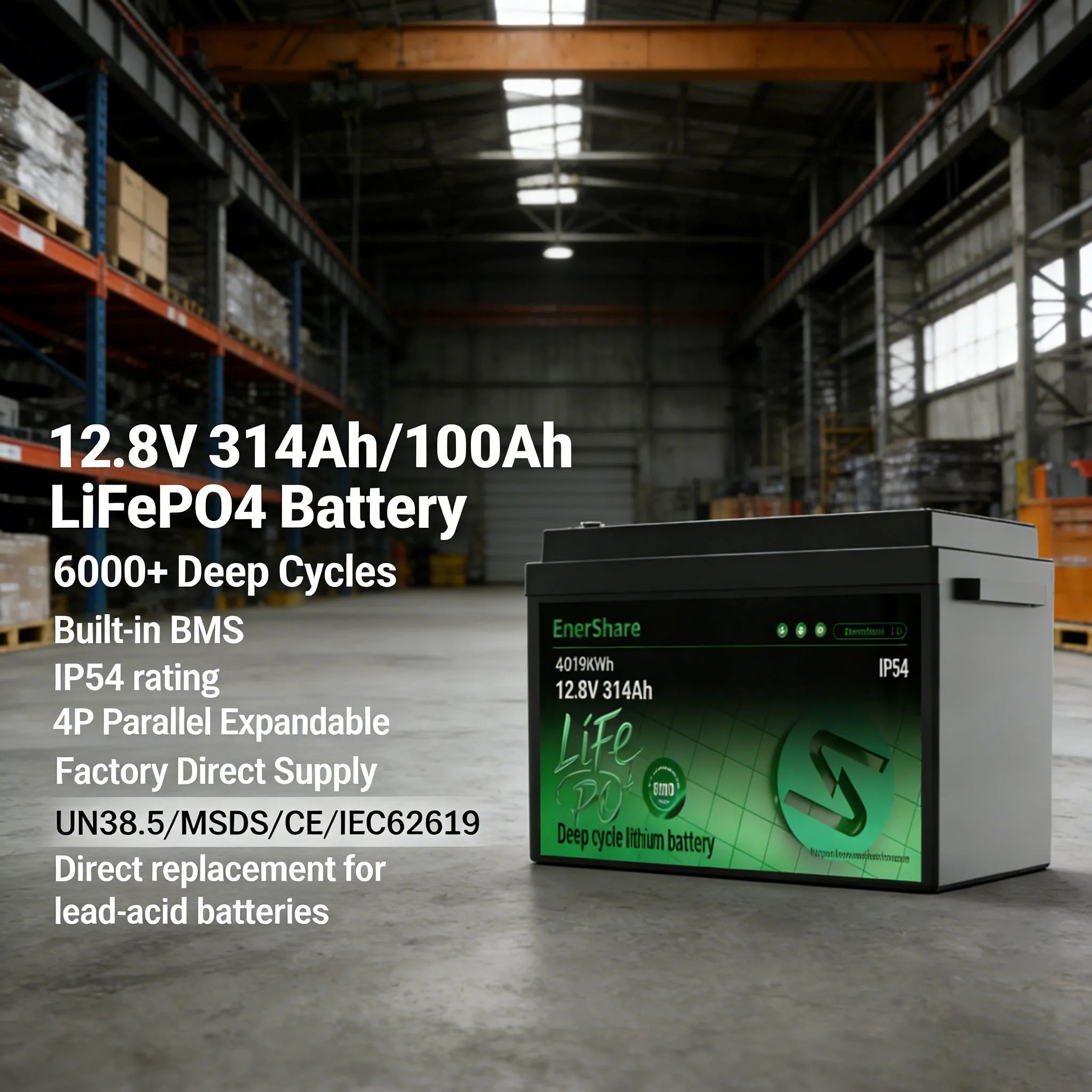 12v 314ah lifepo4 battery