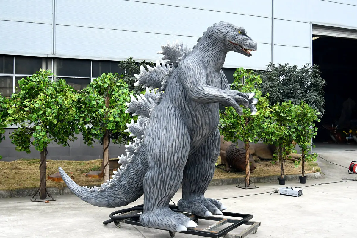 Life Size Movie Monster Animatronic Godzilla Statue - Buy Animatronic ...