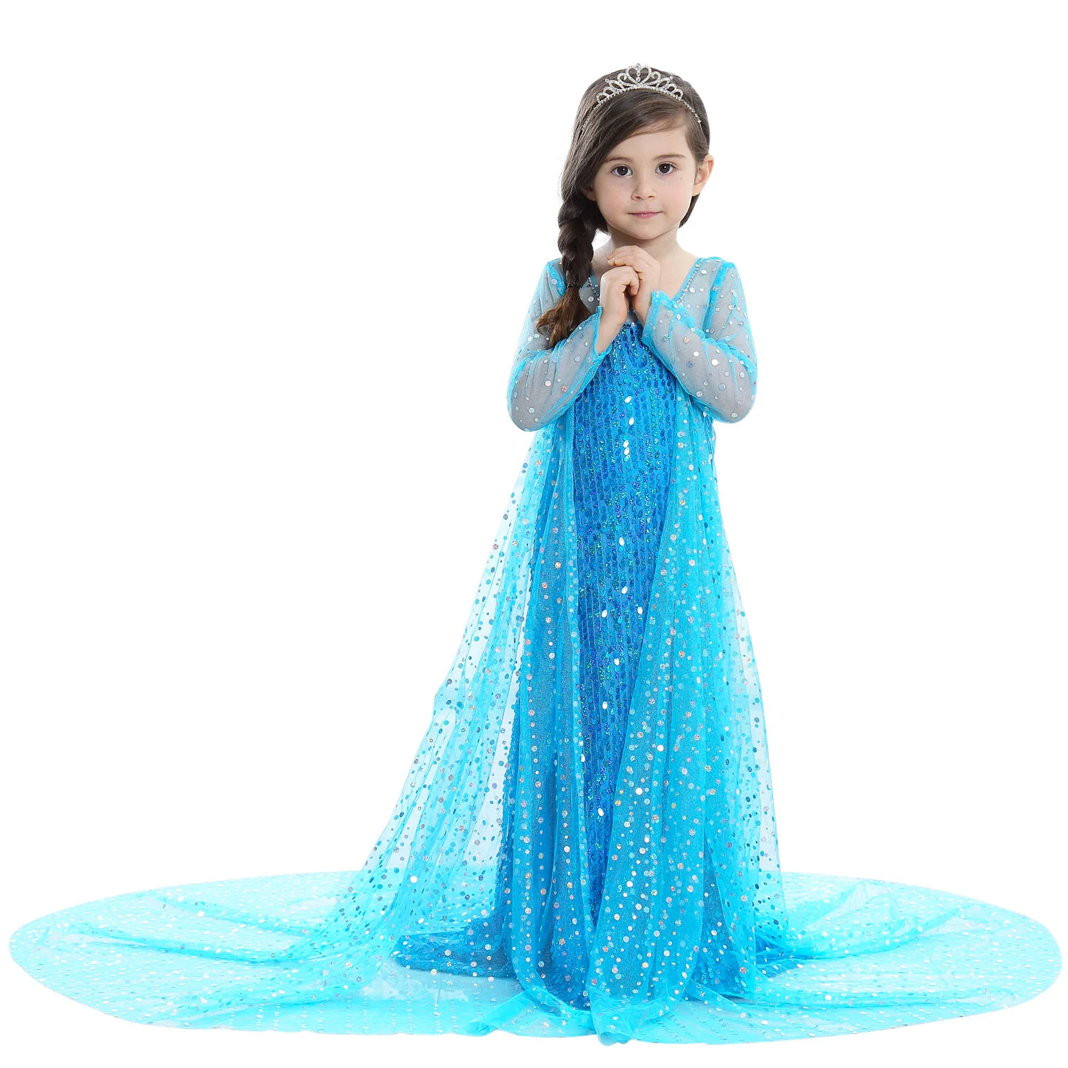 Elsa Kids Princess Party Blue Girls Cosplay Dress Costume Dress Buy Princess Costume Princess Dress For Cosplay Anna Elsa Dress Product On Alibaba Com
