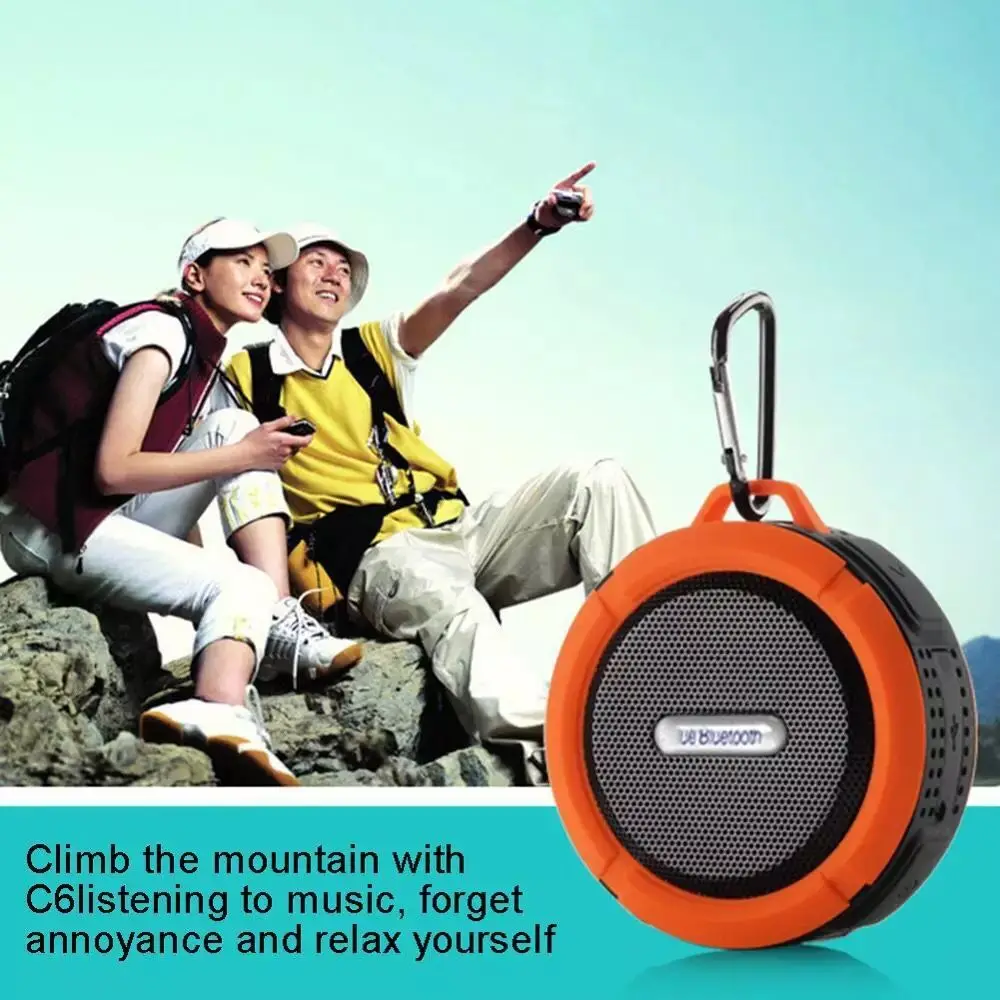 portable mini with fm radio waterproof wireless blue tooth speaker - ANKUX.COM