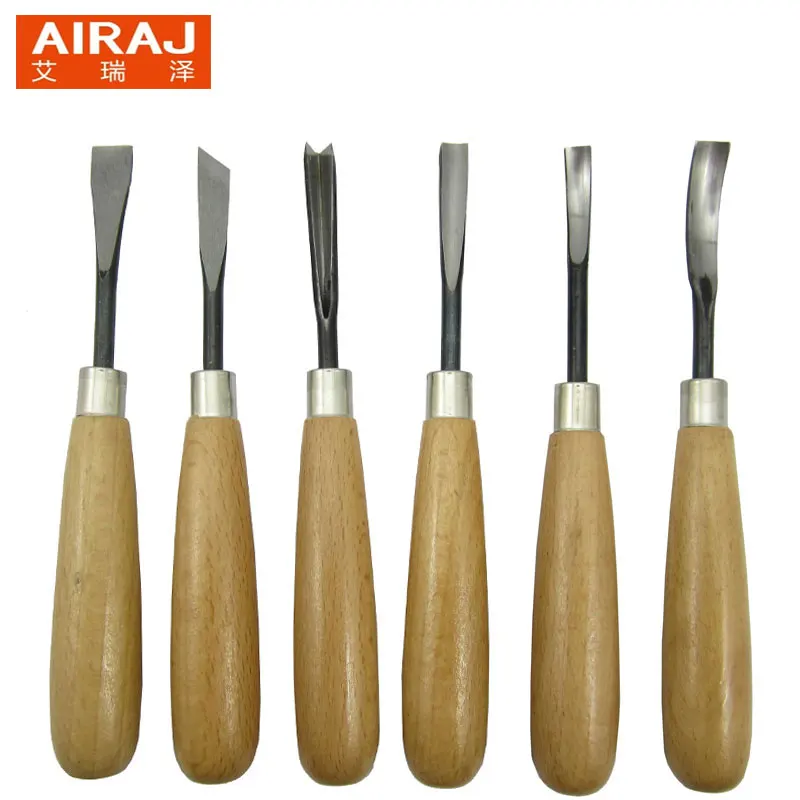 6/12 Pcs Wood Carving Chisel Whole Set Of Household Woodworking Carving