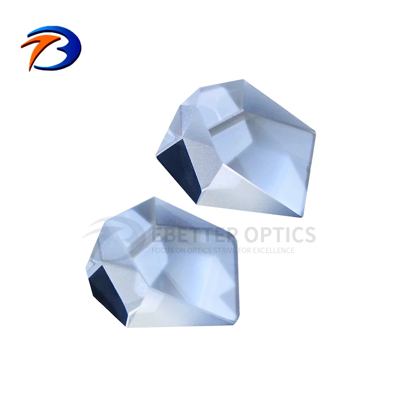China customized Roof prisms Best selling Glass Optical Roof Prism high transmittance  optical instrument