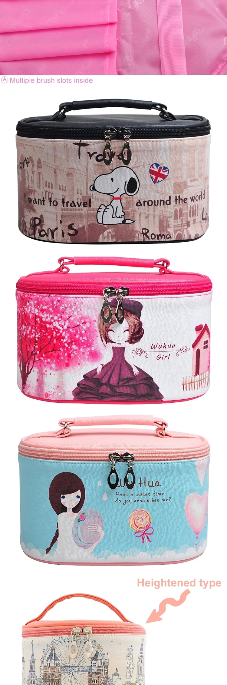 travel makeup bag organizer