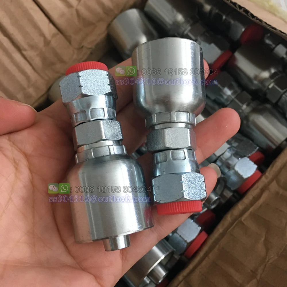Hydraulic Female Jic Crimp Connection Fittings Crimp Hose Fitting