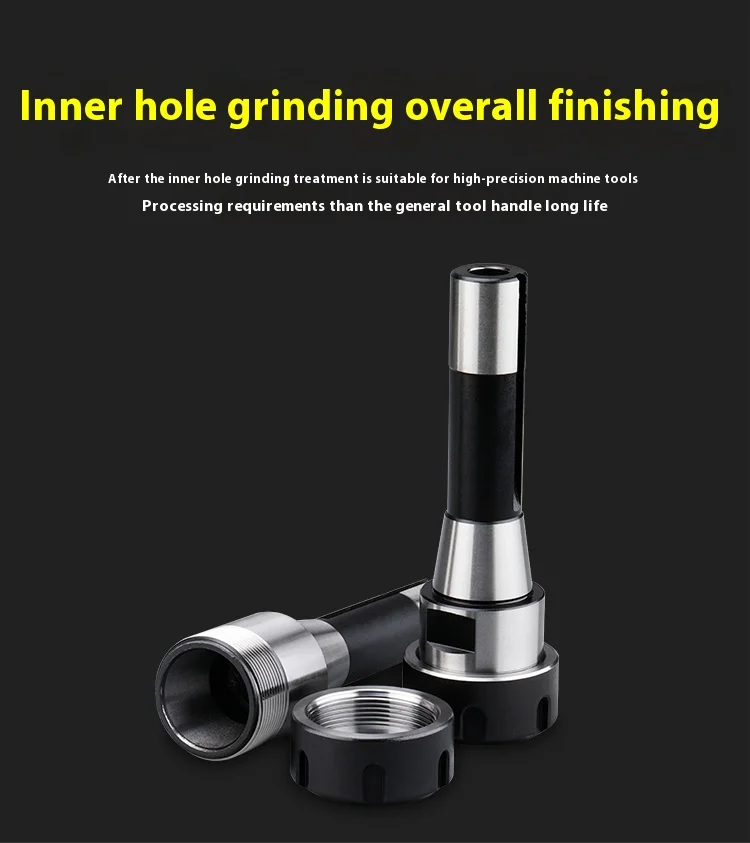 R8 High Precision Turret Milling Machine Tool Holder with ER Body Spring Collet Chuck Manual Set for ER20/25/32 factory
