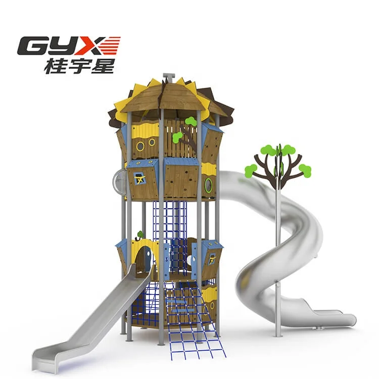 Stainless Steel Slide Children Outdoor Gymnastic Equipment Children