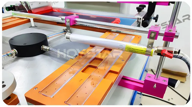 automatic screen printer for stationery ruler