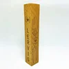 high quality Engrave logo custom wood funny beer tap handle