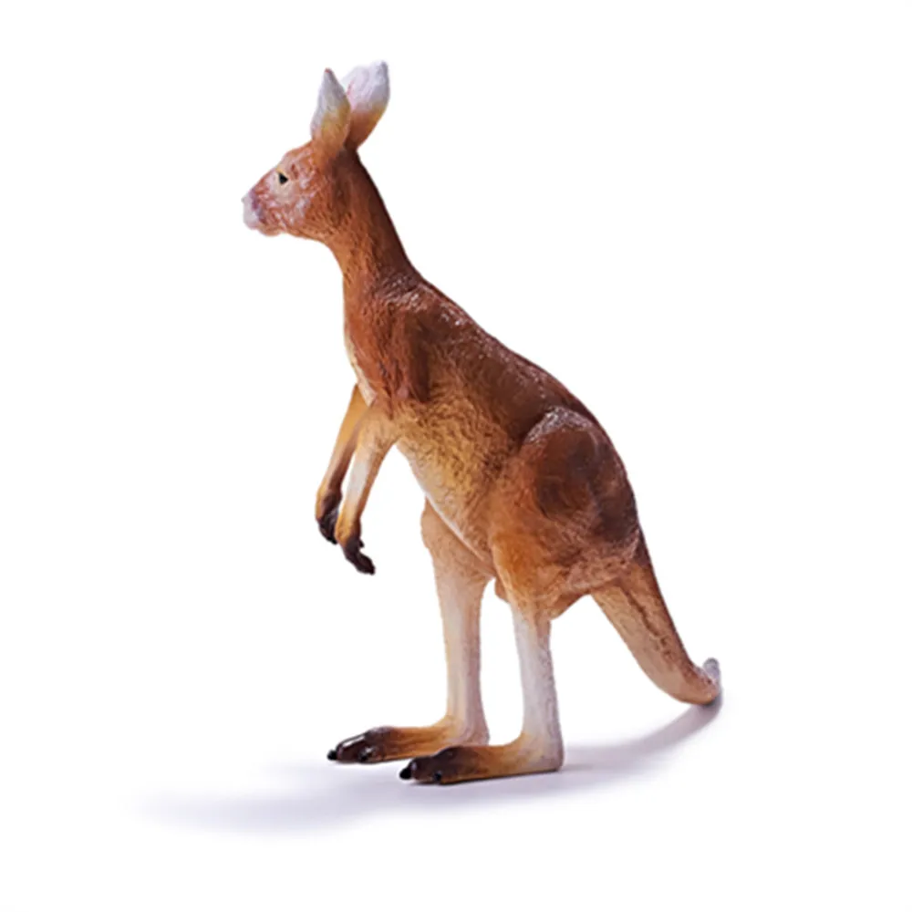 NEW * Safari WALLABY plastic toy wild zoo Australian animal kangaroo 