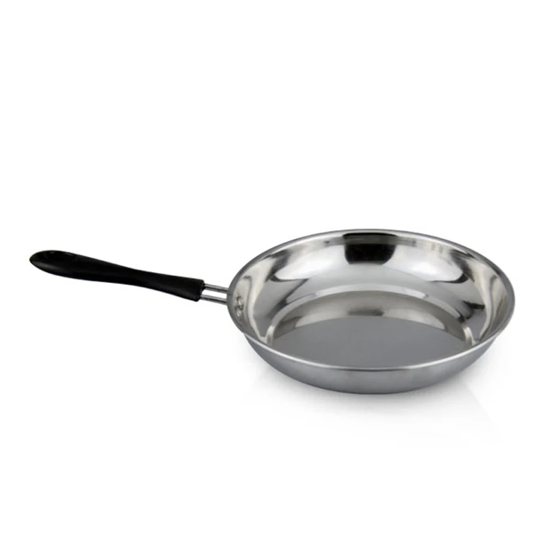 Double Bottom Lightweight Stove Stainless Steel Magic Flat Pan With