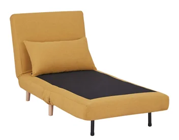 Modern Luxury Single Tufted Folding Sofa Bed Convertible Portable Reclining Furniture Metal Frame Fabric for Apartment Workshop supplier