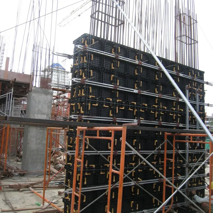 Modular Plastic Formwork System For Wall Slab Beam Column Concrete ...