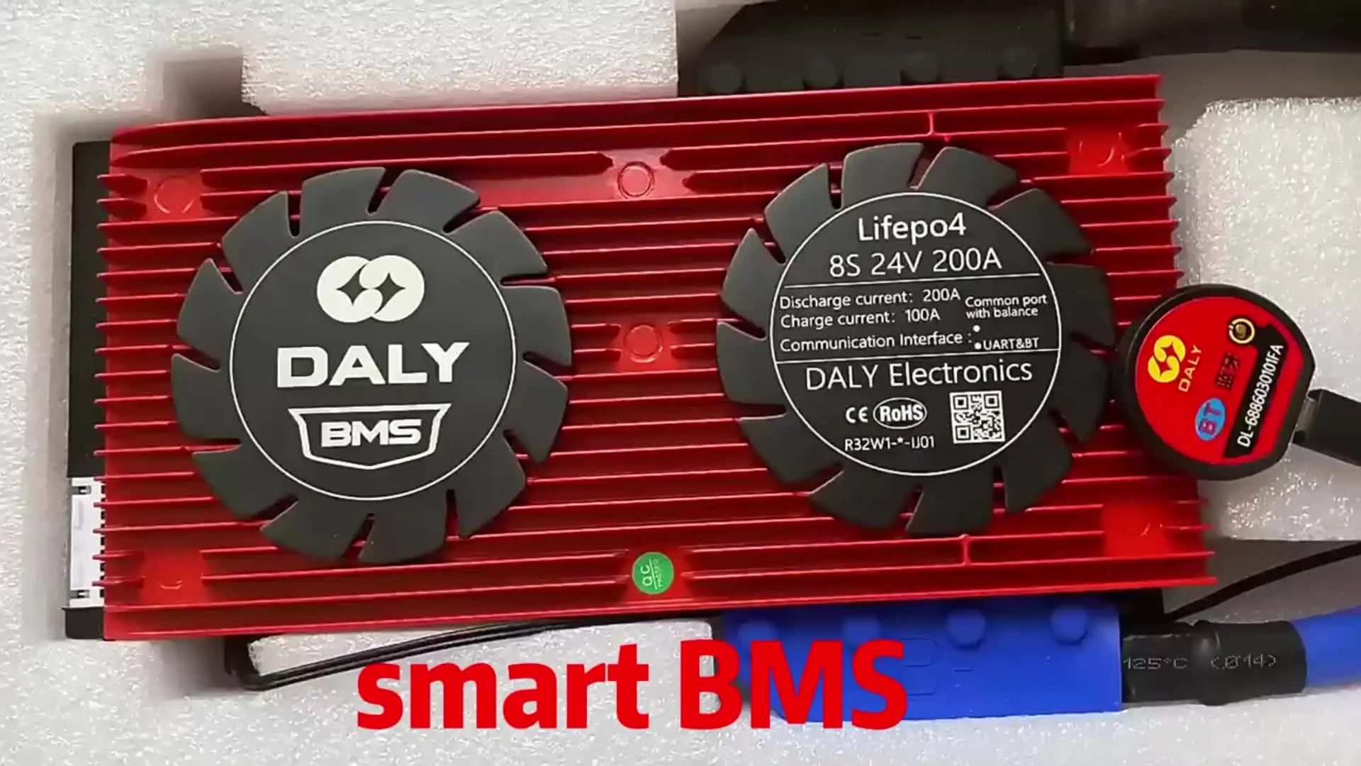 Daly BMS 12V-72V, 30A-500A, 4S-24S, Smart Battery Management