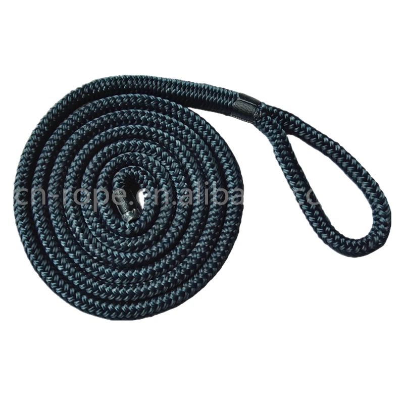 High Strength Polyester Fender Line for Yacht Boat Double Braided Mooring Rope