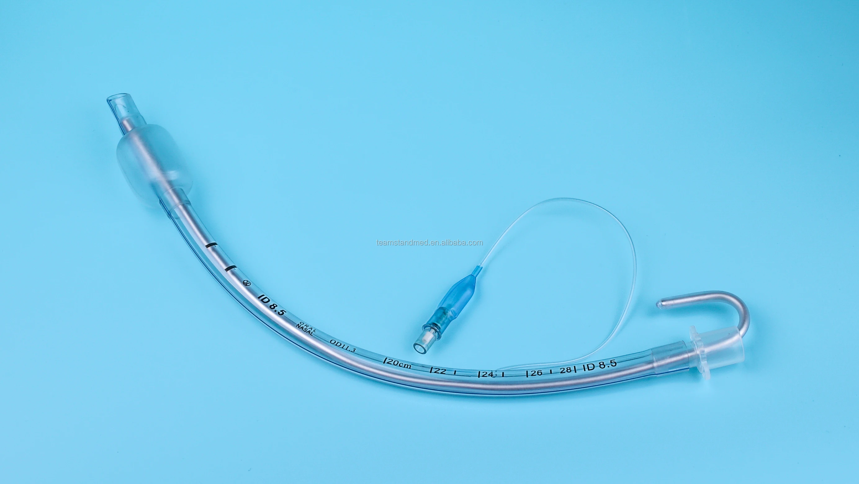 Manufacture Medical Consumable Disposable Reinforced Cuffed Endotracheal Tube