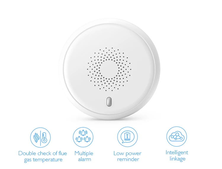 Stand Alone Battery Powered Smart Wireless Smoke Sensor Alarms Detector For Smart Home System - ANKUX.COM