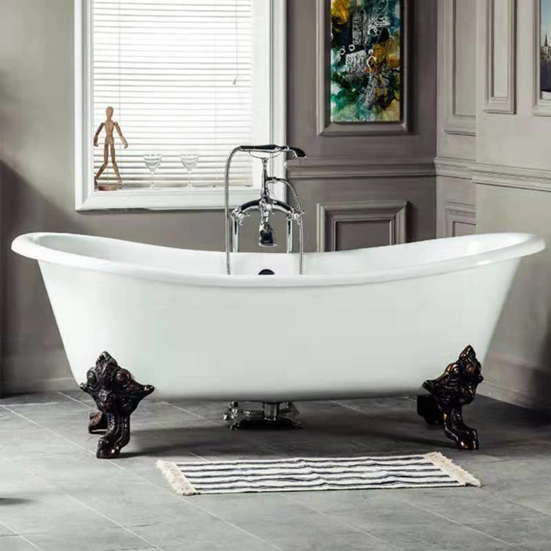 vintage  free standing tub standing bath tub clawfoot bathtub