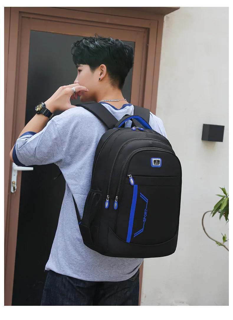 Women's Korean Style Large Capacity Backpack Men's Computer Bag Fashionable Schoolbag for Junior Senior High School Backpack