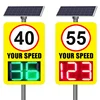 Road Doppler Indicator Meter Sensor Limit Speed Board Traffic Radar Sign Radar Speed Sign Solar