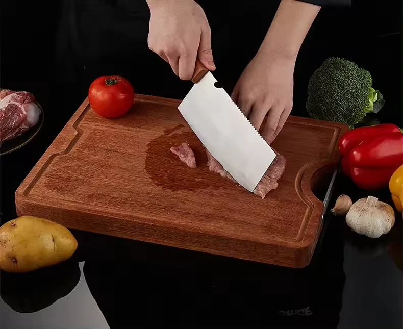 Large Ecofriendly Anti Bacterial Kitchen Rectangle Thick Ebony Wood