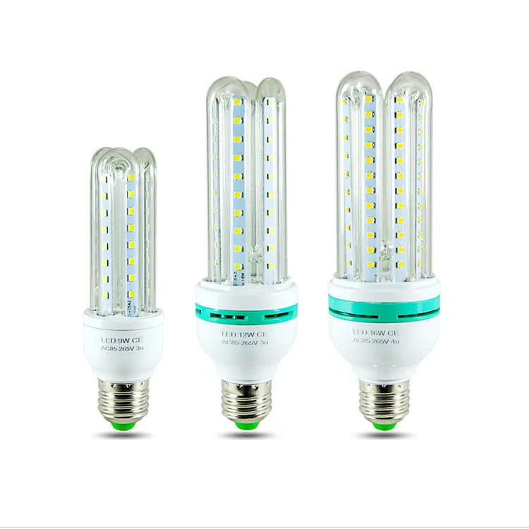 Energy-saving residential lighting E27 B22 3 U 4 U corn led bulb / U-shaped corn light