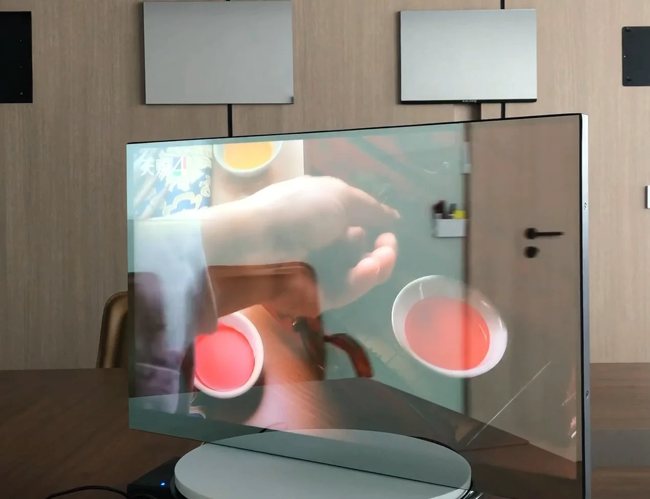 Soulaca 32 Inch Touch Screen Mirror Waterproof Tv For Bathroom Kitchen