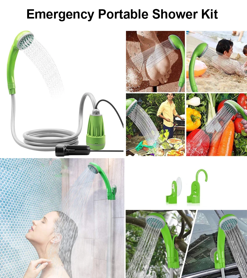 Cordless Shower System Battery Powered Portable Washer with High Pressure Pump for Pet Care Marine Use and Outdoor Sanitation manufacture