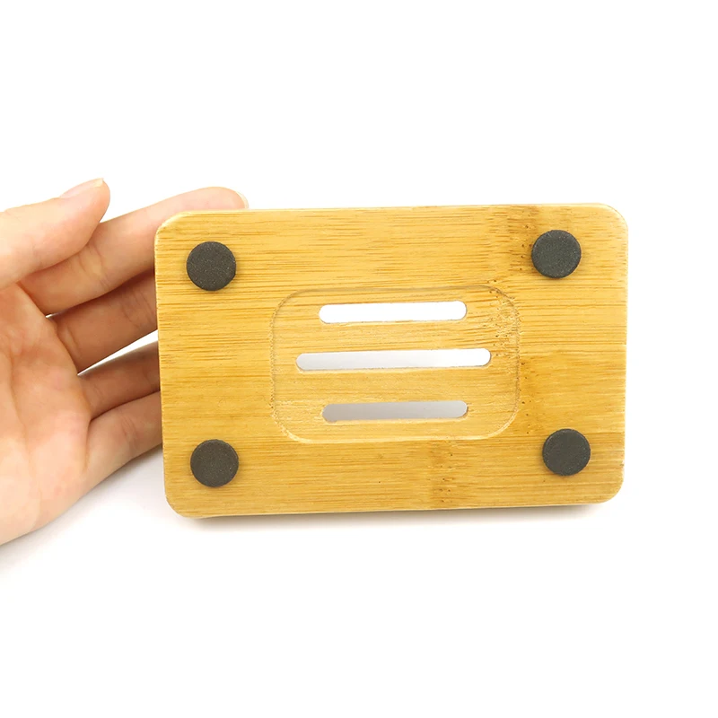 Wholesale Natural Wood Bathroom Storage Soap Dish Rack Wooden Handmade