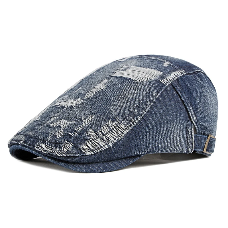 

denim flat cap for men,4 Pieces