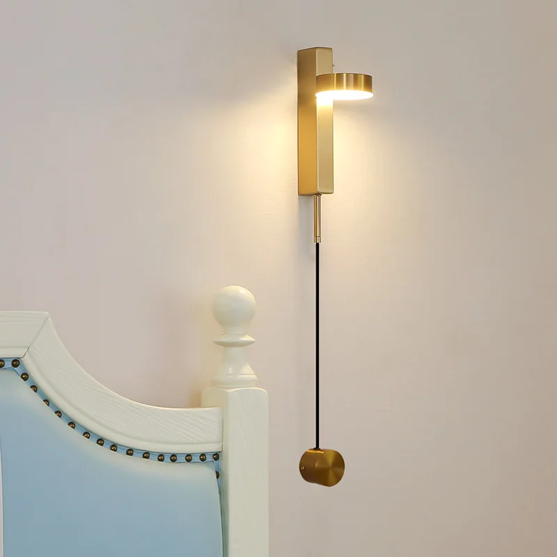 Decorative Bedside Reading Wall Light, Contemporary 2 Light Indoor Wall Lamp, Black Glass Bathroom Vanity Wall Light