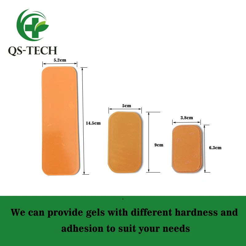 Custom Made Replacement Conductive Ems Tens Sticky Adhesive Gel Pads