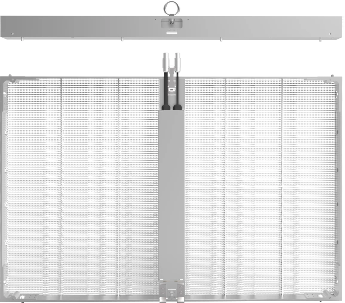 Outdoor Transparent Glass Led Display Large Led Media Facade