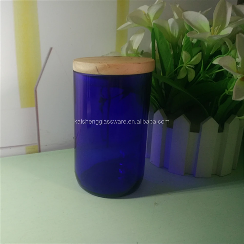 Wholesale Amber Glass Jars With Lid For Candles And Amber Glass Container For Candle Making