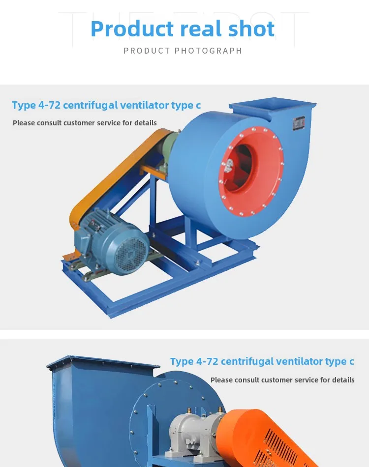 Centrifugal Induced Draft Fan, 4-72, 380 V, 1000m³ - detail 24