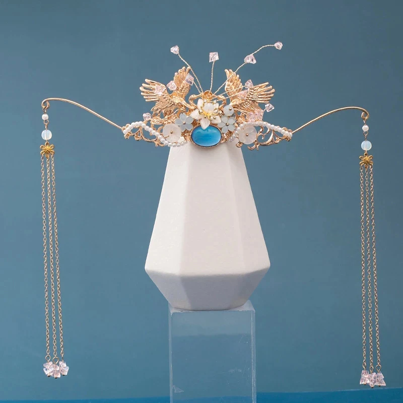 新款流苏服装汉服头饰套装女士仙女发饰古风发饰饰品